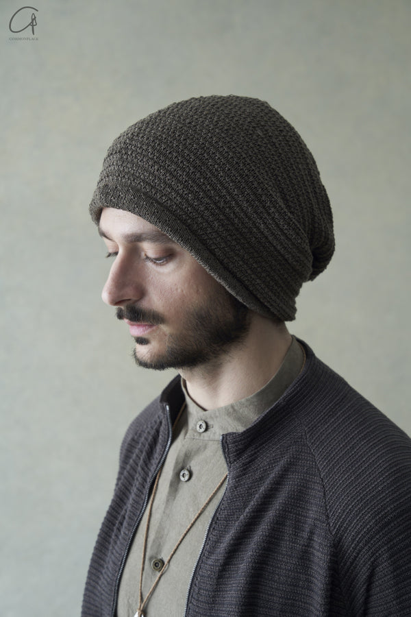 DEVOA knitted hat Japan DVA-TK-KC18-YBH Slate gray